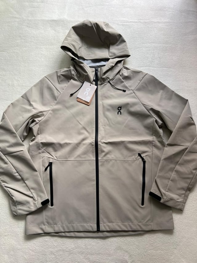 on jacket